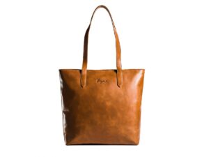 large leather tote bag