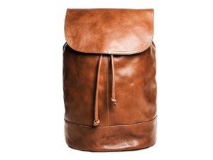 leather backpack