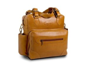 leather changing bag