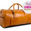 leather weekend bag xl