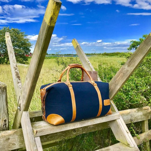 weekendväska kanvas XXL navy